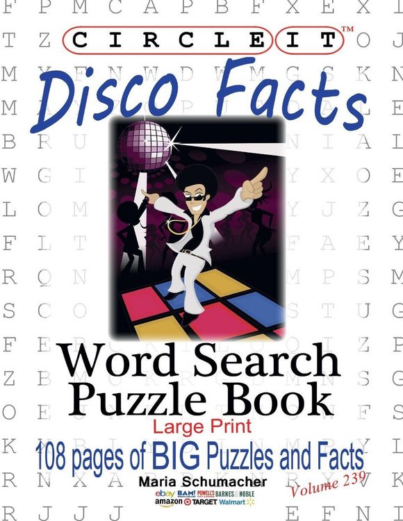 Produktbild: Circle It, Disco Facts, Word Search, Puzzle Book