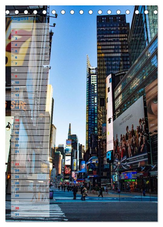 Produktbild: New York - Blickwinkel (Tischkalender 2026 DIN A5 hoch), CALVENDO Monatskalender