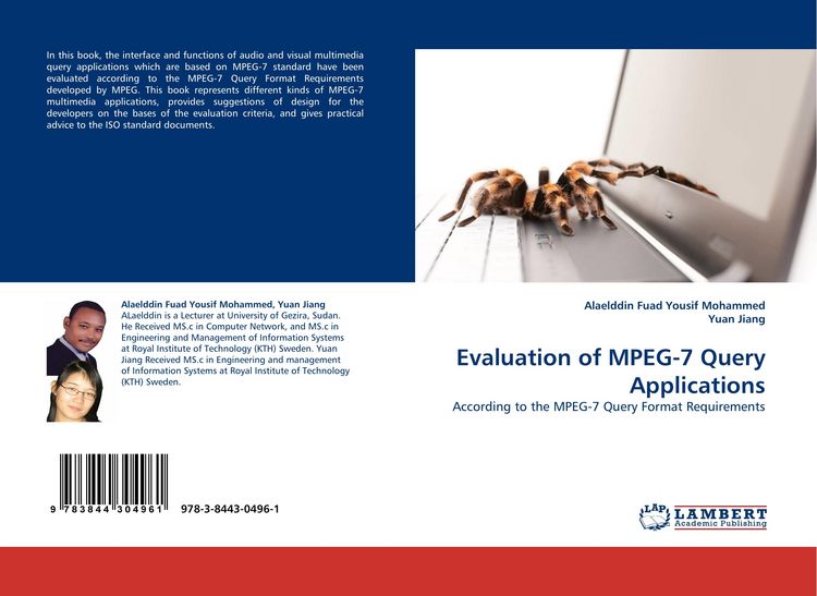 Produktbild: Evaluation of MPEG-7 Query Applications