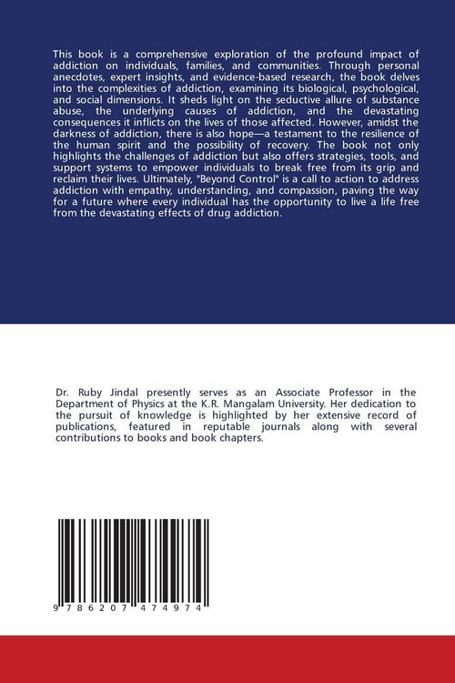 Produktbild: Beyond Control: The Devastating Effects of Drug Addiction