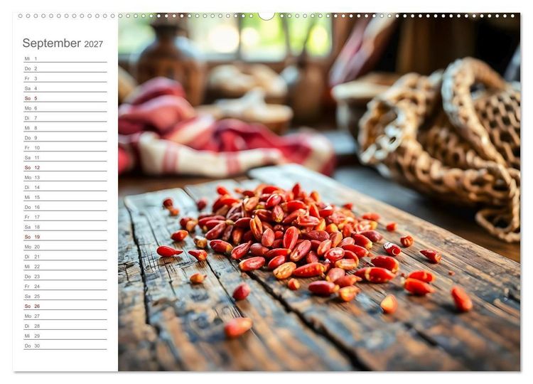 Produktbild: Superfood Vitality - Die Kraft der Superfoods in KI-Bildern (Wandkalender 2027 DIN A2 quer), CALVENDO Monatskalender