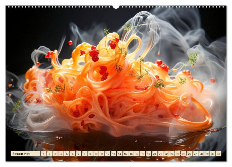 Produktbild: Molekulare K&uuml;che f&uuml;r Gourmets - Genuss erleben (hochwertiger Premium Wandkalender 2026 DIN A2 quer), Kunstdruck in Hochglanz