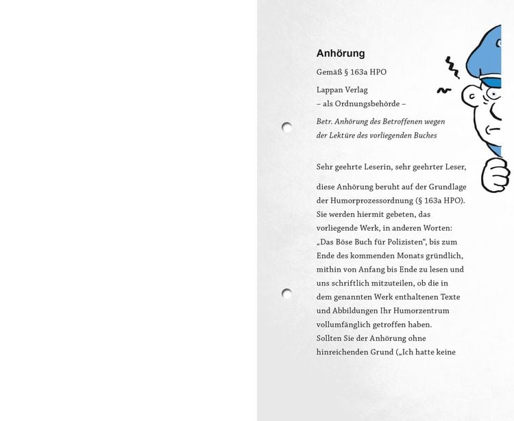 Produktbild: Das b&ouml;se Buch f&uuml;r Polizisten