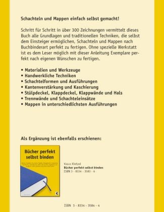 Produktbild: Schachteln und Mappen perfekt selbst gemacht