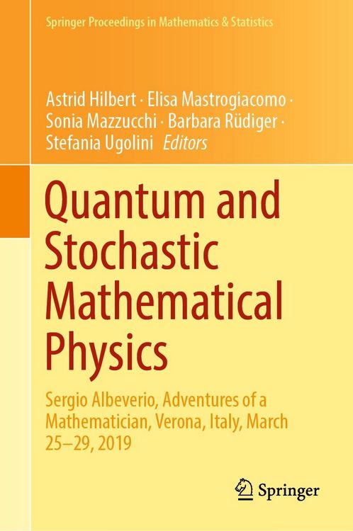 Produktbild: Quantum and Stochastic Mathematical Physics