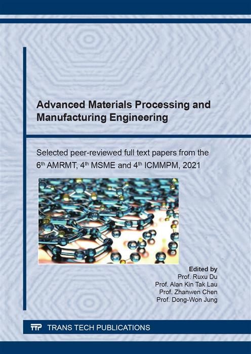 Produktbild: Advanced Materials Processing and Manufacturing Engineering