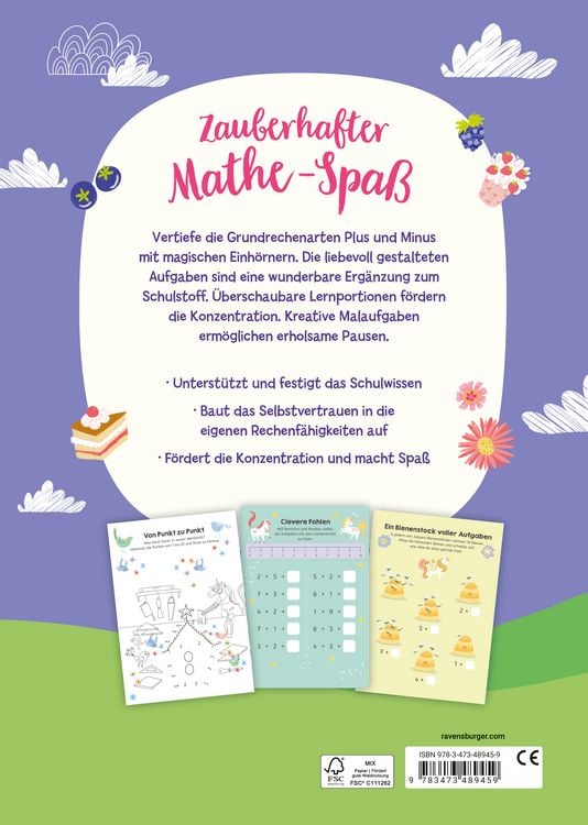 Produktbild: Einhorn-Akademie - Erstes Rechnen