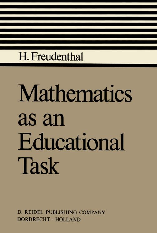Produktbild: Mathematics as an Educational Task
