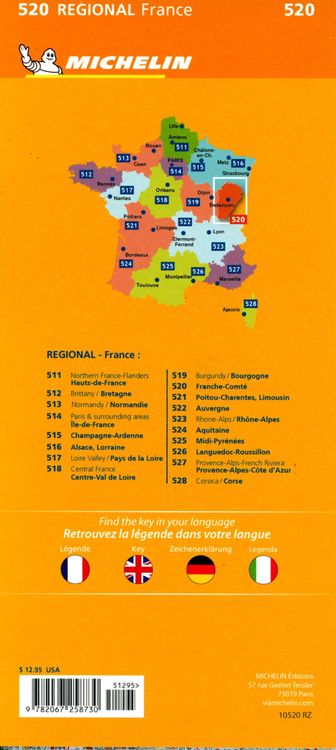 Produktbild: Michelin Franche-Comte