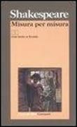 Produktbild: Misura per misura. Testo inglese a fronte