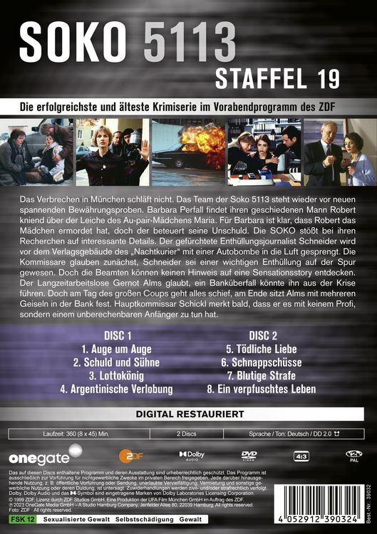 Produktbild: Soko 5113 - Staffel 19 [2 DVDs]