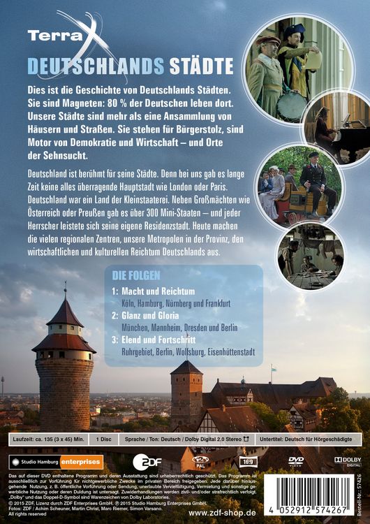 Produktbild: Terra X - Deutschlands St&auml;dte