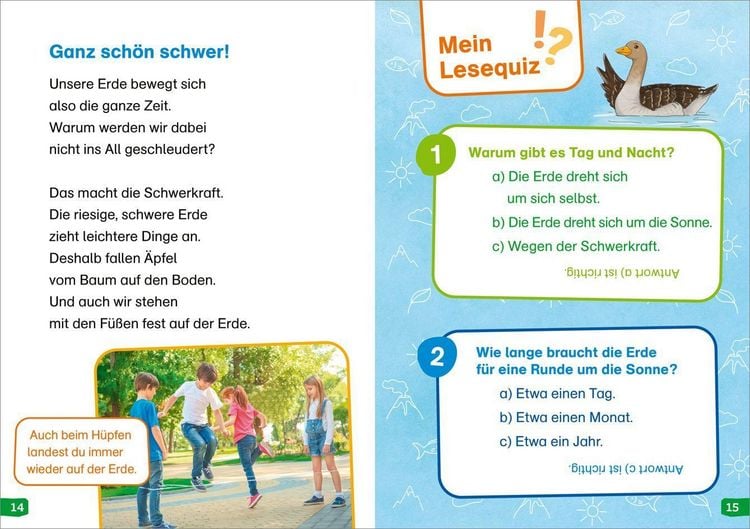 Produktbild: WAS IST WAS Erstes Lesen easy! Band 14. Entdecke unsere Erde