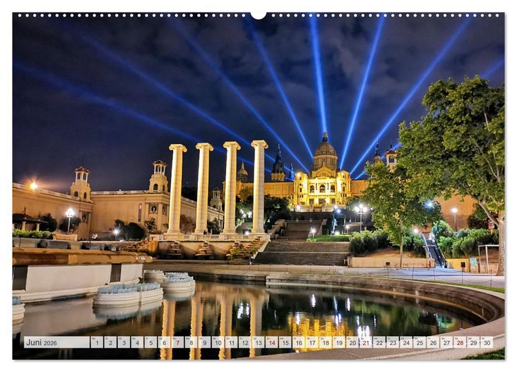 Produktbild: BARCELONA - Metropole am Mittelmeer (Wandkalender 2026 DIN A2 quer), CALVENDO Monatskalender