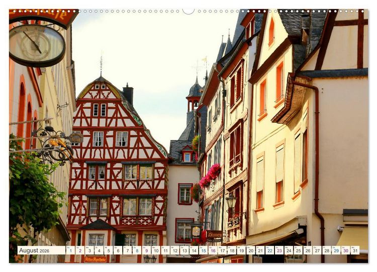 Produktbild: Bernkastel-Cues an der Mosel (hochwertiger Premium Wandkalender 2026 DIN A2 quer), Kunstdruck in Hochglanz