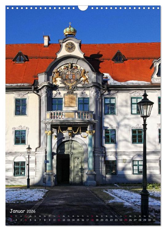 Produktbild: Schwabenmetropole Augsburg (Wandkalender 2026 DIN A3 hoch), CALVENDO Monatskalender