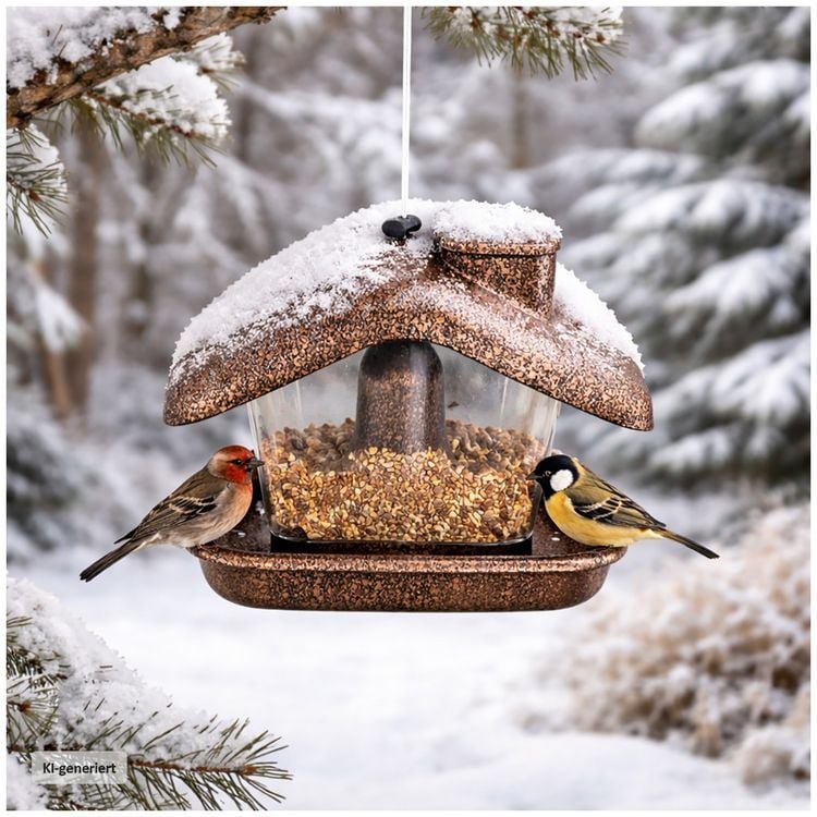 Produktbild: HTI-Living Vogelfutterhaus Nessa Metallic Gold Vogelfutterhaus Nessa Metallic Gold