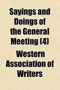 Produktbild: Sayings and Doings of the General Meeting (4)