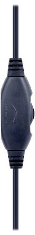 Produktbild: Gembird GHS-05-B On Ear Headset kabelgebunden Stereo Schwarz, Blau Lautst&auml;rkeregelung Gaming