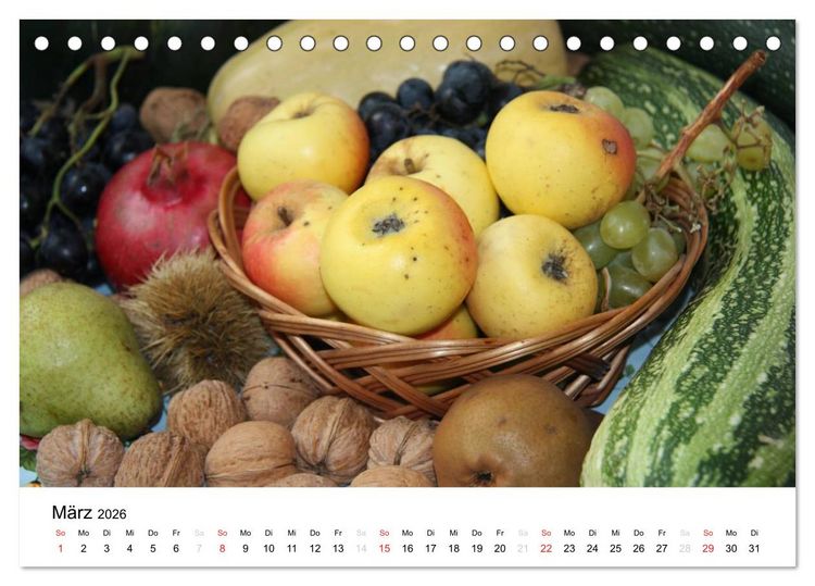 Produktbild: Alte Apfelsorten (Tischkalender 2026 DIN A5 quer), CALVENDO Monatskalender
