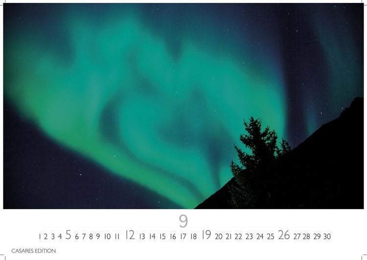 Produktbild: Polarlicht Kalender 2027 &ndash; Wandkalender | Fotokalender Naturkalender 35x50cm Grosses Format - Erleben Sie die Magie der Aurora Borealis &ndash; f&uuml;r Naturenthusiasten