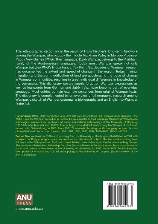 Produktbild: Wampar-English Dictionary: With an English-Wampar finder list