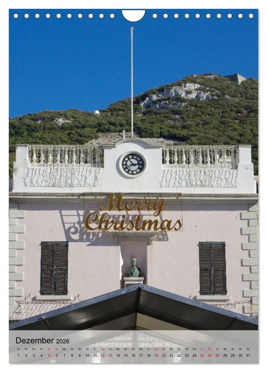 Produktbild: Gibraltar - Britische Kolonie am Mittelmeer (Wandkalender 2026 DIN A4 hoch), CALVENDO Monatskalender