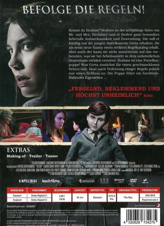 Produktbild: The Boy (Neuauflage)