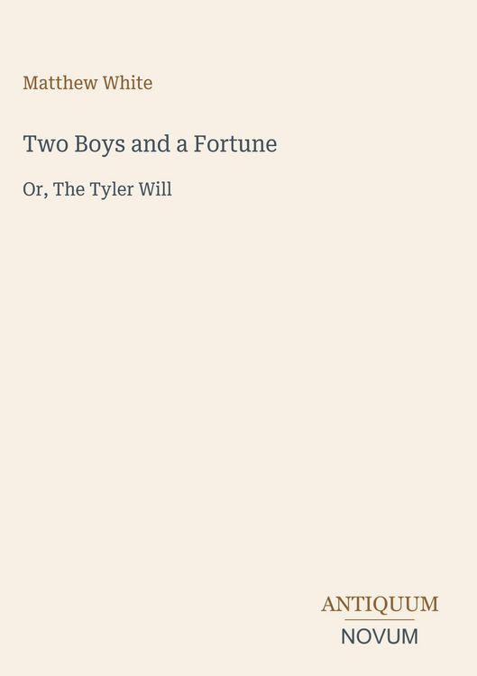 Produktbild: Two Boys and a Fortune