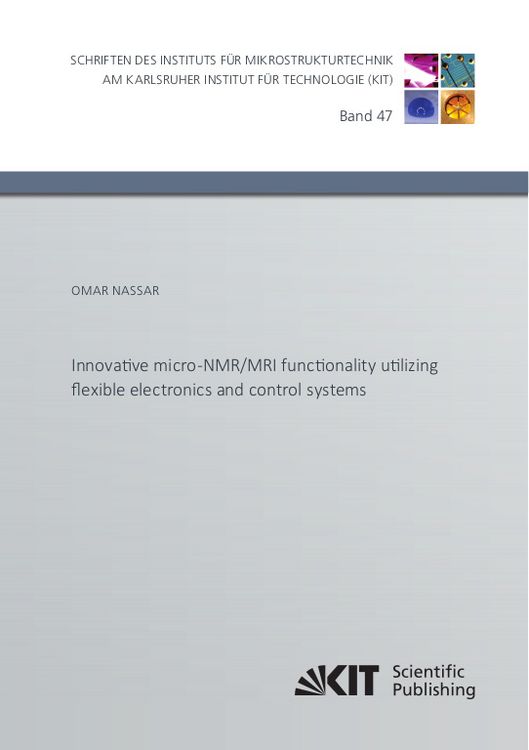 Produktbild: Innovative micro-NMR/MRI functionality utilizing flexible electronics and control systems