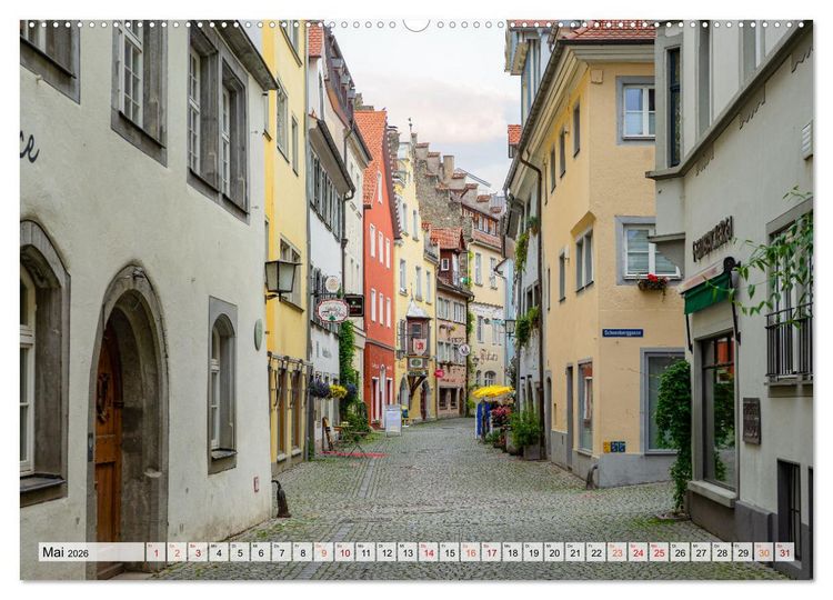 Produktbild: Lindau Bodensee Impressionen (Wandkalender 2026 DIN A2 quer), CALVENDO Monatskalender
