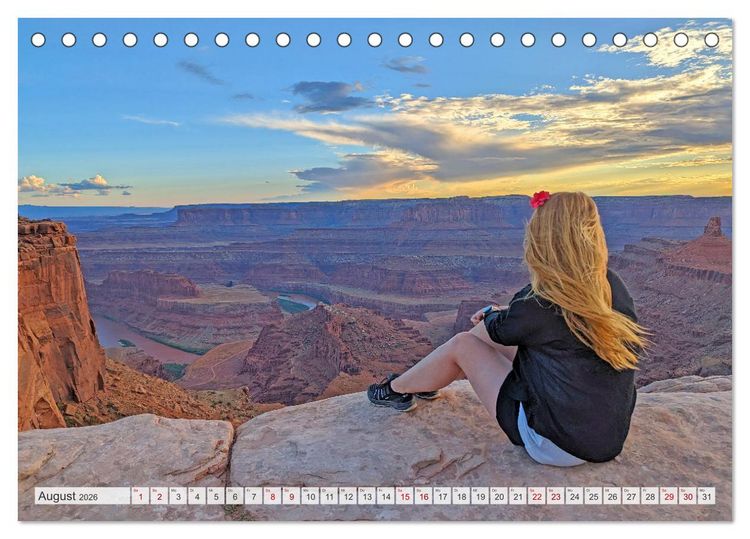 Produktbild: USA - National und State Parks im Nordwesten (Tischkalender 2026 DIN A5 quer), CALVENDO Monatskalender