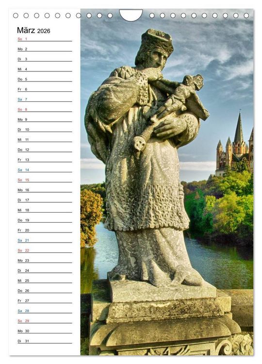 Produktbild: Nepomuk - Der Br&uuml;ckenheilige (Wandkalender 2026 DIN A4 hoch), CALVENDO Monatskalender