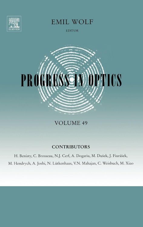 Produktbild: Progress in Optics