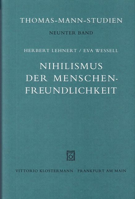 Produktbild: Nihilismus der Menschenfreundlichkeit