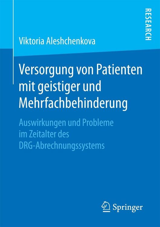 Produktbild: Versorgung von Patienten mit geistiger und Mehrfachbehinderung
