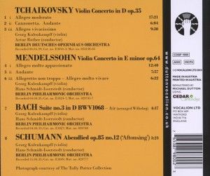Produktbild: Kulenkampff, G: Kulenkampff Plays Tchaikovsky...
