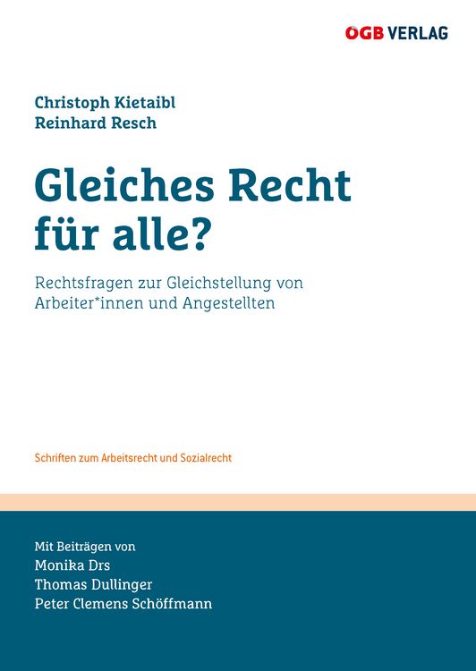 Produktbild: Gleiches Recht f&uuml;r alle?