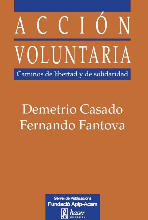 Produktbild: Acci&oacute;n voluntaria : caminos de libertad y de solidaridad