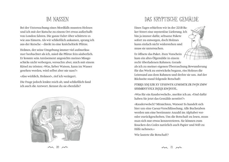 Produktbild: Sherlock Holmes - Verzwickt-verwickelte R&auml;tsel. F&uuml;r Kinder ab 8 Jahren