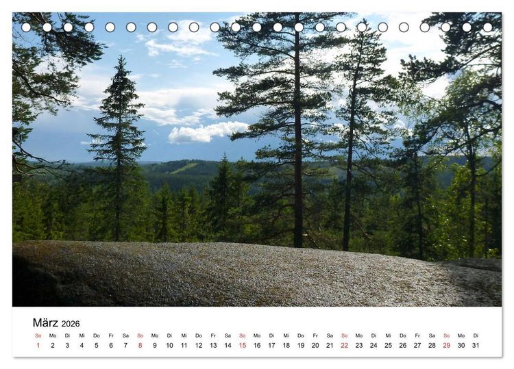 Produktbild: Schweden - V&auml;rmland (Tischkalender 2026 DIN A5 quer), CALVENDO Monatskalender