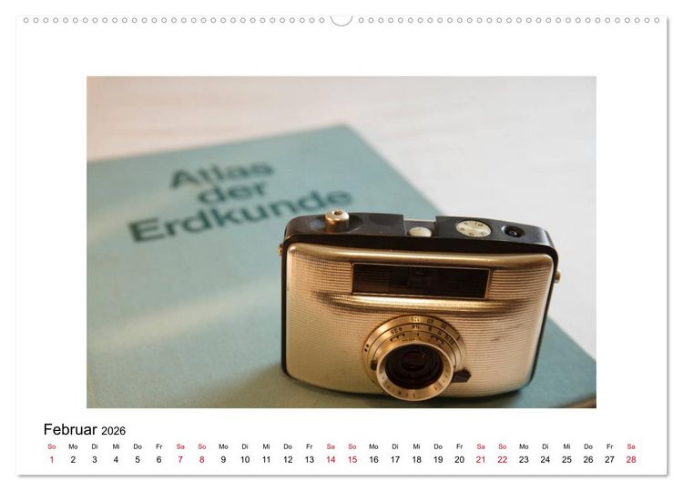 Produktbild: Kameras der DDR (hochwertiger Premium Wandkalender 2026 DIN A2 quer), Kunstdruck in Hochglanz
