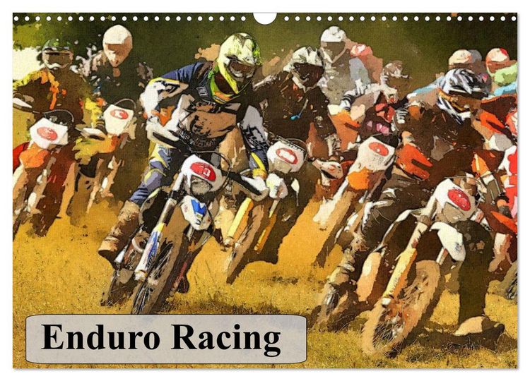 Produktbild: Enduro Racing (Wall Calendar 2026 DIN A3 landscape), CALVENDO 12 Month Wall Calendar