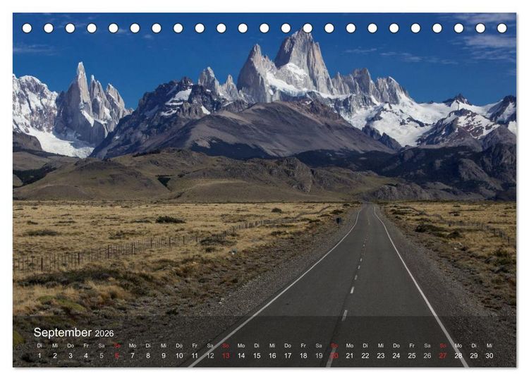 Produktbild: Majest&auml;tische Berge Cerro Torre Patagonien (Tischkalender 2026 DIN A5 quer), CALVENDO Monatskalender