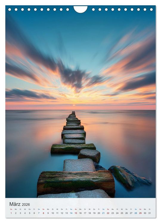 Produktbild: Meer der Stille (Wandkalender 2026 DIN A4 hoch), CALVENDO Monatskalender