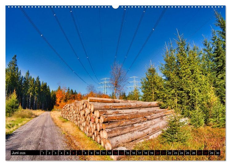 Produktbild: Im Th&uuml;ringer Wald (Wandkalender 2026 DIN A2 quer), CALVENDO Monatskalender