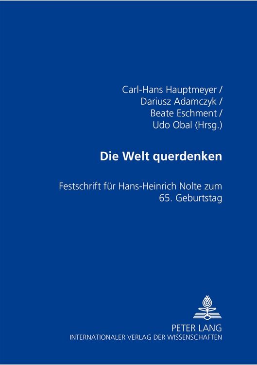 Produktbild: Die Welt querdenken