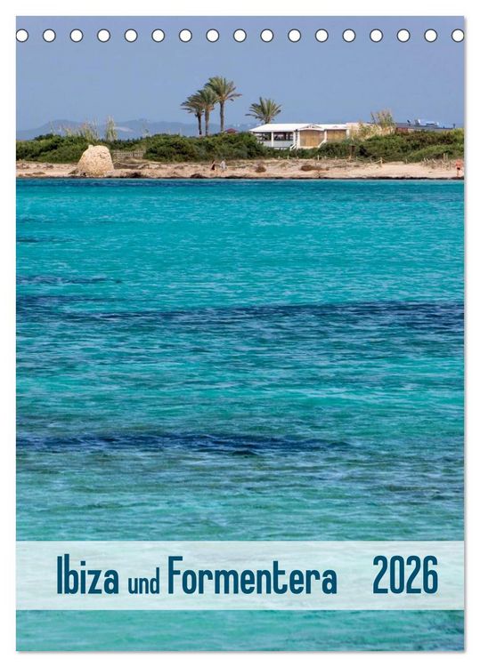 Produktbild: Ibiza und Formentera (Tischkalender 2026 DIN A5 hoch), CALVENDO Monatskalender