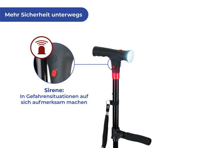Produktbild: LED Geh- und Aufstehhilfe, Belastbarkeit: 150 kg