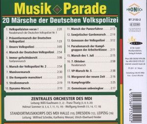 Produktbild: Zentrales Orchester des Ministeriums des Innern de: Musikpar